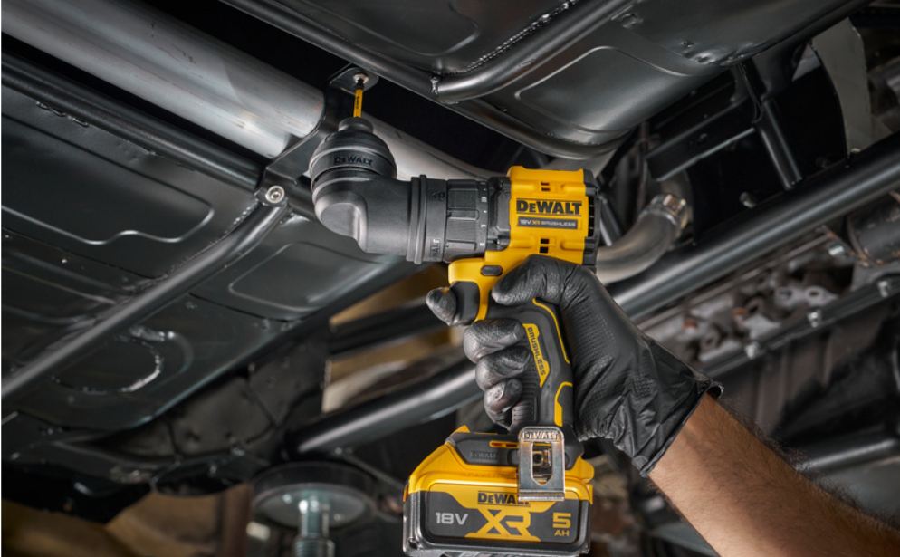 Dewalt DCD803NT detalj glave i stezne glave 13mm